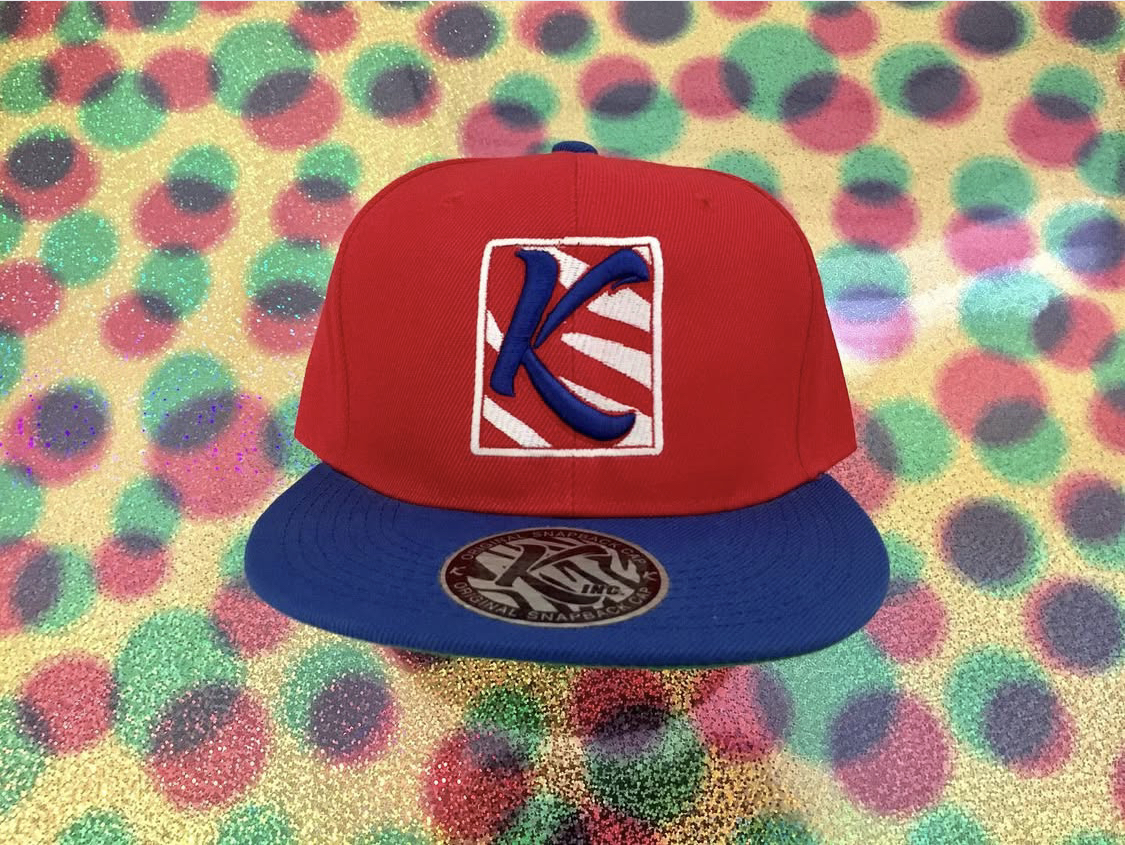 Gorra Snapback Roja / Azul