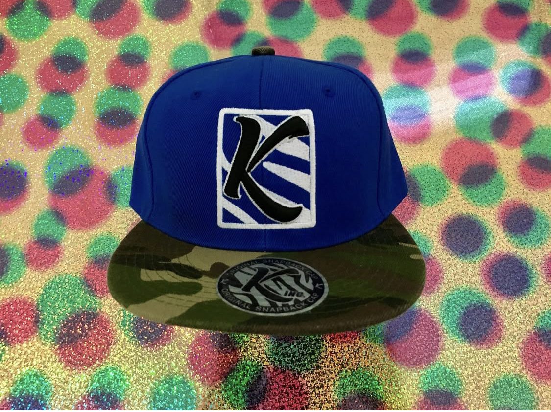 Gorra Snapback Azul / Camo